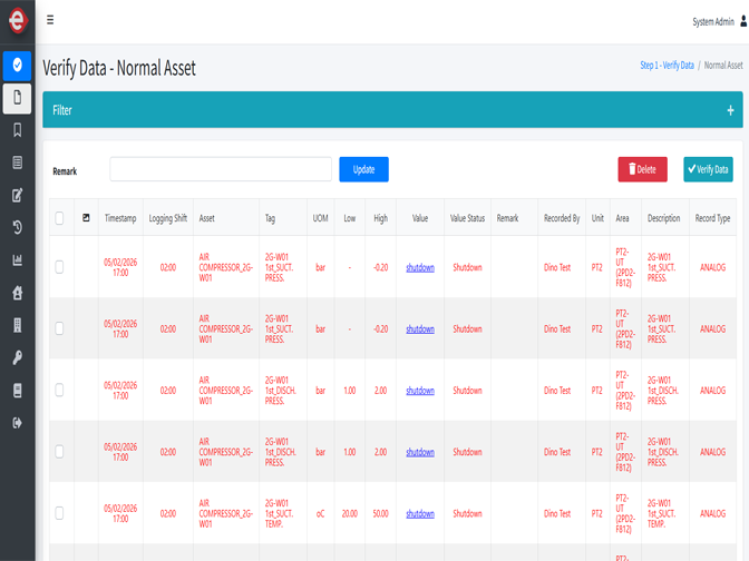 E-Log Sheet System screenshot 2 (mock)